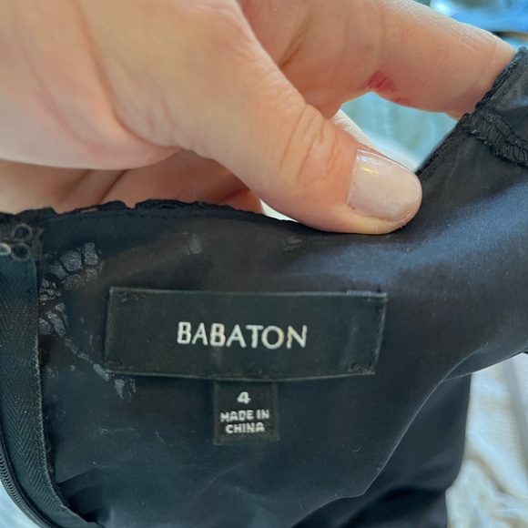 Black Lace Babaton Dress - Picture 6 of 8